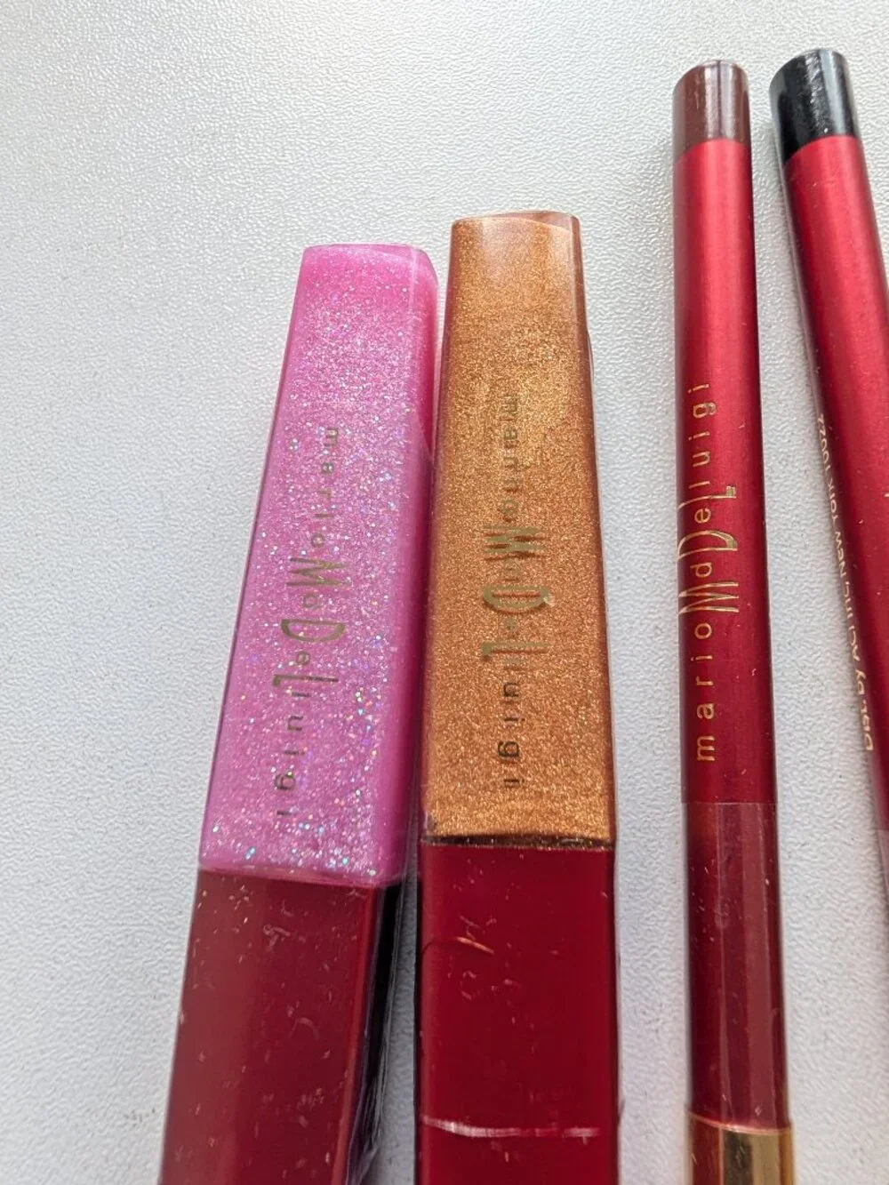 Mario Md De Luigi MDL Cosmetics Lot Lip-gloss Lip Pencil Lipstick SEALED NOS